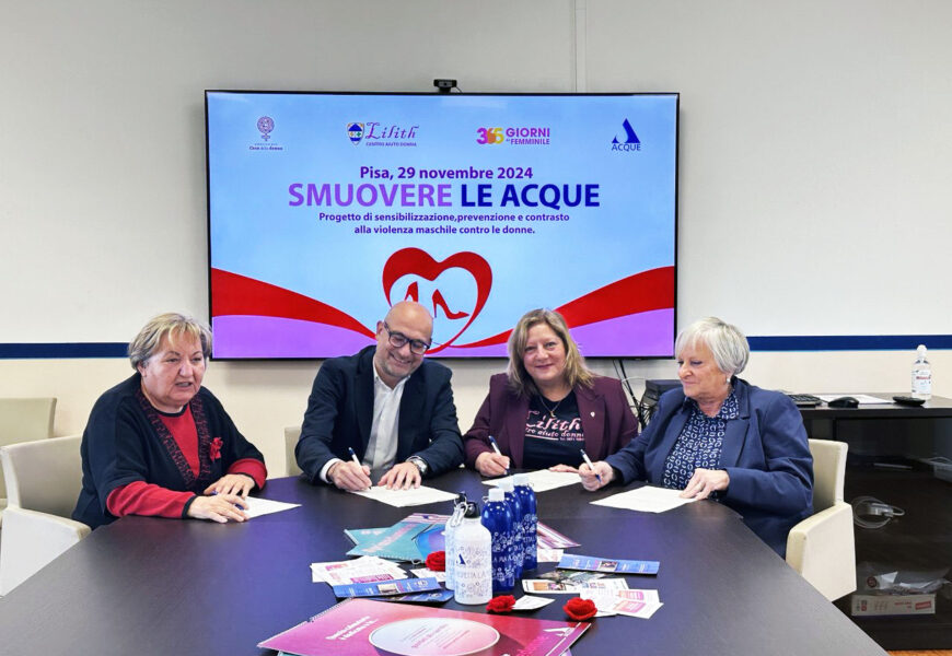 ACQUE RINNOVA L’IMPEGNO CONTRO LA VIOLENZA DI GENERE ATTRAVERSO IL PROGETTO “SMUOVERE LE ACQUE”