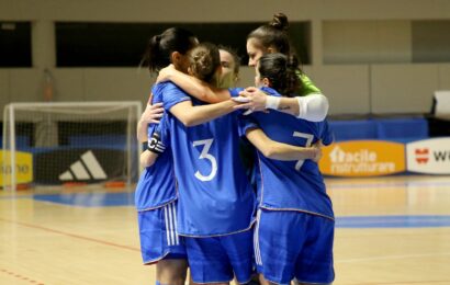 LA NAZIONALE FEMMINILE DI FUTSAL TORNA A PRATO. A GENNAIO DOPPIA AMICHEVOLE COL PORTOGALLO