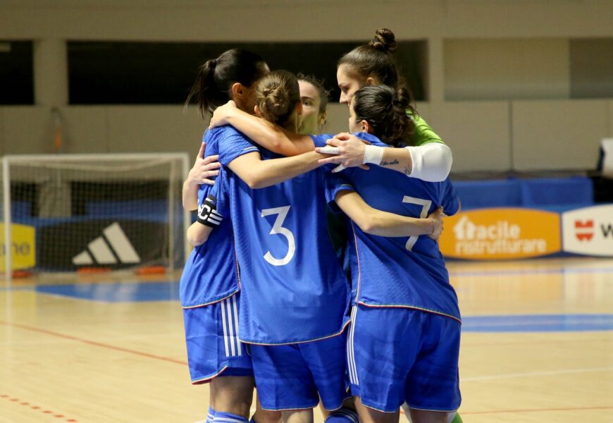 LA NAZIONALE FEMMINILE DI FUTSAL TORNA A PRATO. A GENNAIO DOPPIA AMICHEVOLE COL PORTOGALLO