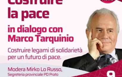 poggio. MARCO TARQUINIO ALL’INCONTRO “COSTRUIRE LA PACE”