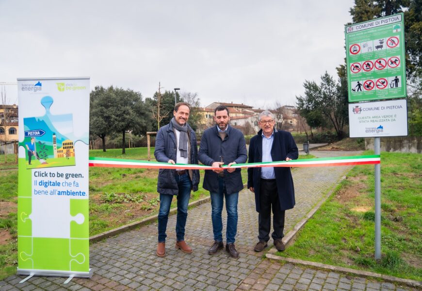 PISTOIA PREMIATA DA CLICK TO BE GREEN