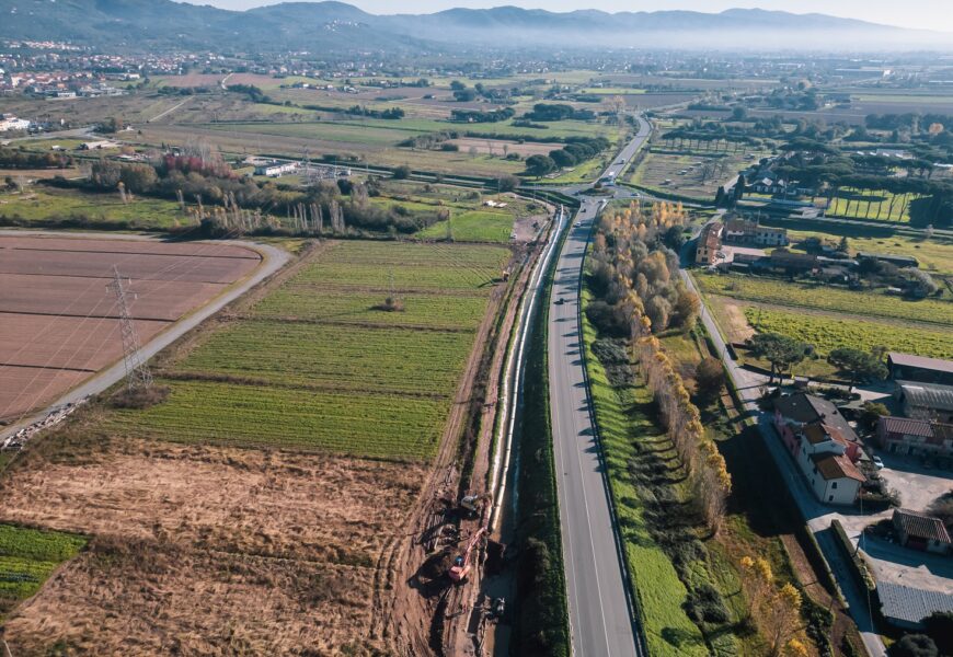 ACCORDO DEL CUOIO: QUASI ULTIMATO IL TUBONE DELLA VALDINIEVOLE