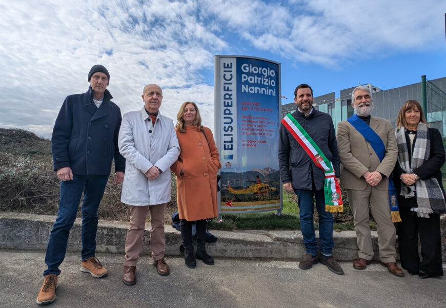 INTITOLATO A GIORGIO PATRIZIO NANNINI L’ELIPORTO DELL’OSPEDALE SAN JACOPO DI PISTOIA