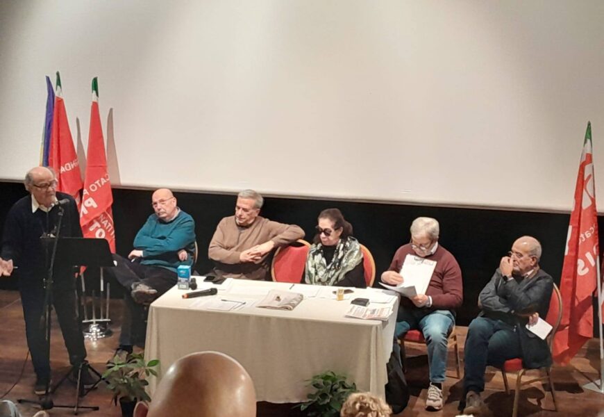 INIZIA IL PERCORSO DI FUSIONE DELLO SPI CGIL DI PRATO E PISTOIA