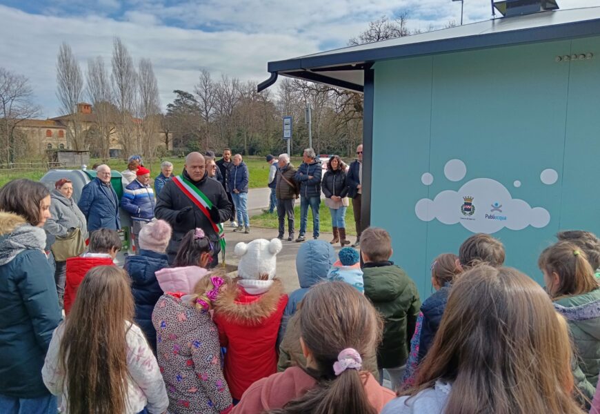 quarrata. INAUGURATO UN NUOVO FONTANELLO PUBBLICO A SANTONUOVO